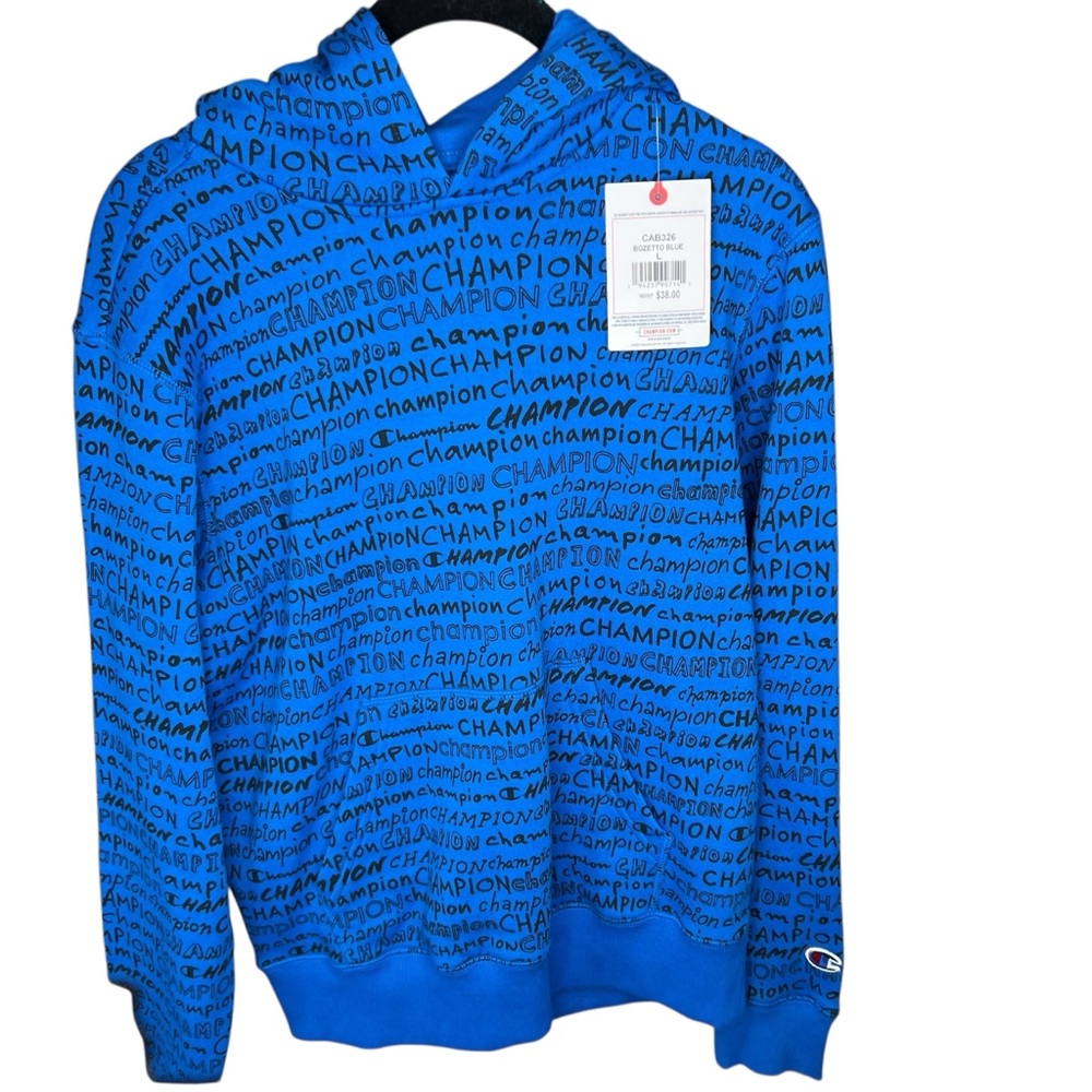 Champion Vibrant Blue Athletic Hoodie